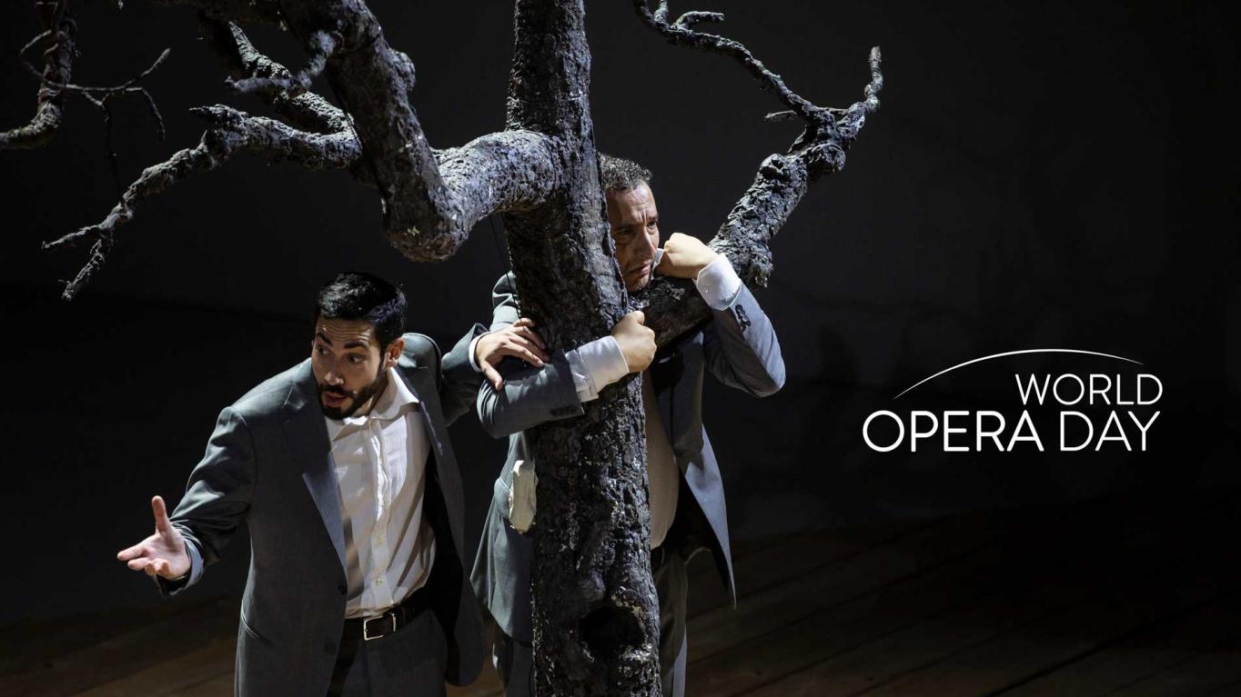 Don Giovanni (Alessio Arduini) &amp; Leoporello (Vito Priante) - photo Yasuko Kageyama/TOR.