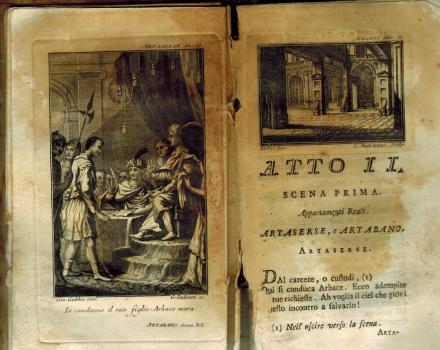 'Opera del Signor Ab Pietro Metastasio' - Press Antonio Zatta, Venice in 1781.