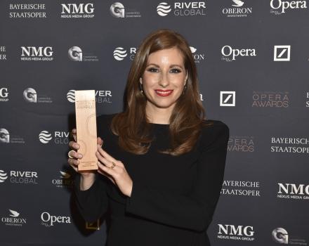 Julia Lagahuzère from Opera for Peace, winner of Equal Opportunities and Impact Award