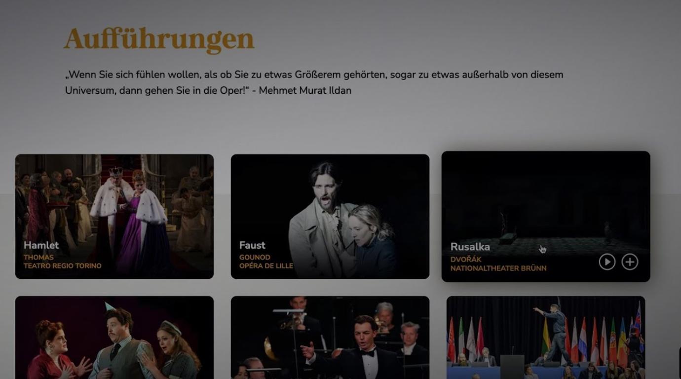 Wie finde ich eine bestimmte Oper?